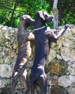 Lupe and Brandy Stand